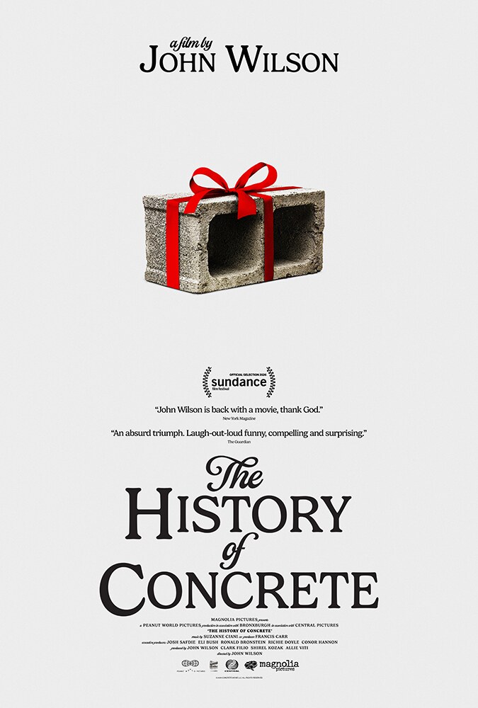 The History of Concrete official movie poster, a John Wilson film